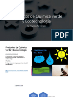 Química verde y ecotecnología: procesos y aplicaciones sostenibles