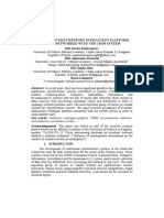 Analysis of Multisensory Intelligent Platform Mip-11 Networked With The C4isr System