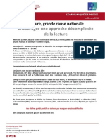 CP - CNL Les Jeunes Français Et La Lecture VF