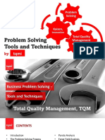 Problem Solving Tools and Techniques