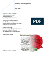 Poema para La Madre Querida