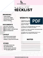 Checklist: Website Design Tips