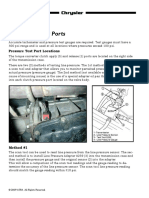 Pressure Testing Ports: Chrysler