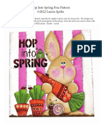 Hop Into Spring Free Pattern ©2022 Laurie Speltz