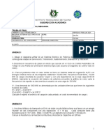 Subdirección Académica Departamento de Metal Mecanica Trabajo Final