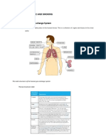 Unit 9: Gas Exchange and Smoking