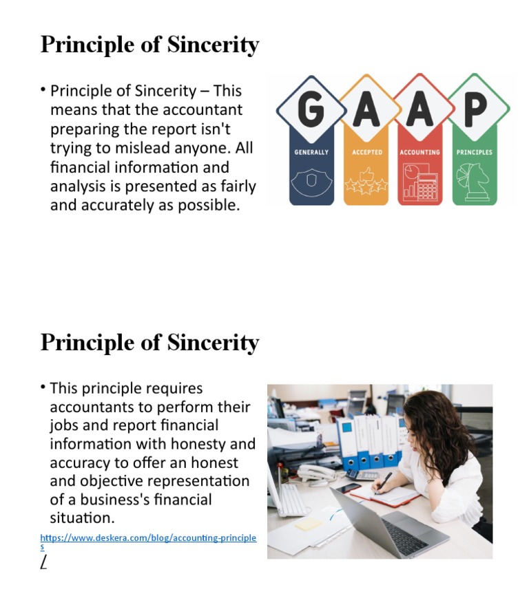 Gaap Principle of Sincerity PDF