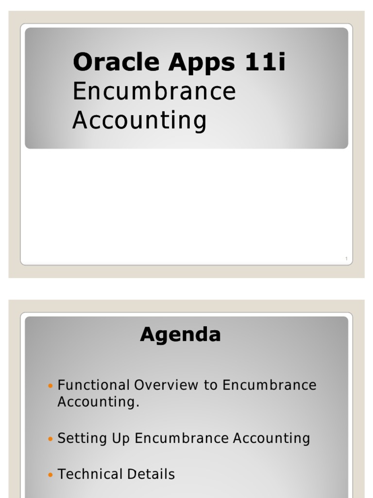 Understanding Encumbrance Accounting | PDF | Finance & Money Management