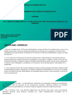 1.5 Derecho Asministrativo y Su Relacion Con Disciplinas Juridicas y No Juriicas