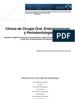 Clínica de Cirugía Oral, Endodontología y Periodontología 2019-2020
