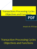 Module 3 Transactions Processing Cycles