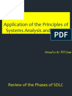 Module 4 Application of The Principles of Systems Analysis Design
