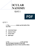 Ocular Quiz 1