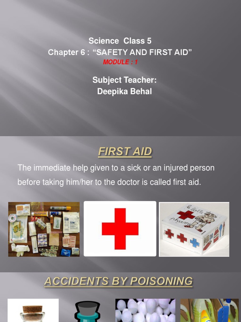 First Aid and Safety Tips for Kids | PDF