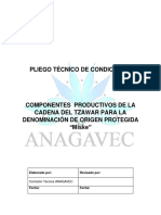 Anagavec-Pliego Tecnico de Condiciones Dop - Miske 2022