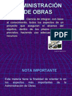 Administración de Obras Tutorial