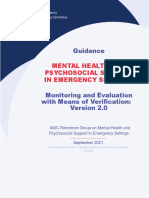 Guidance: Mental Health and Psychosocial Support in Emergency Settings