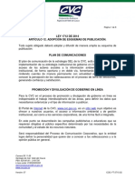 Plan de comunicaciones CVC para promover gobierno en línea