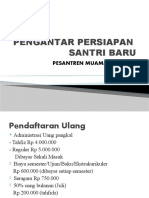 Pengantar Persiapan Santri Baru: Pesantren Muammar Gandi Rappang