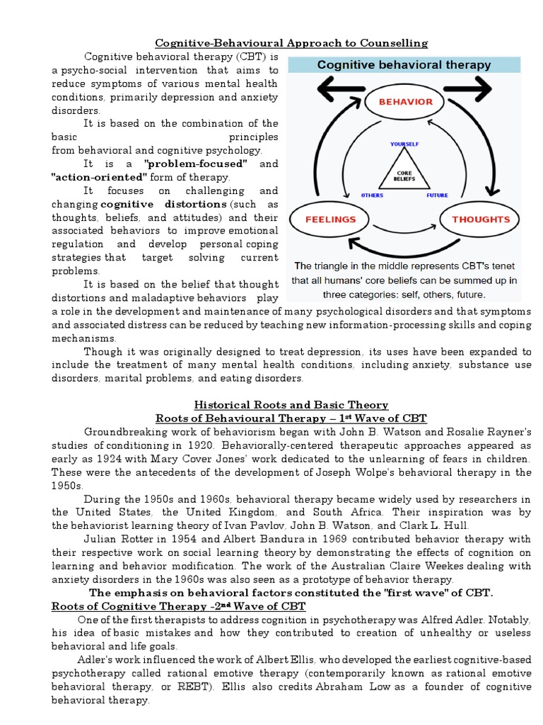 CBT | Download Free PDF | Cognitive Behavioral Therapy | Psychotherapy