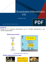 Sistema de Ecuaciones Diferenciales (A) : 06/mayo/2022