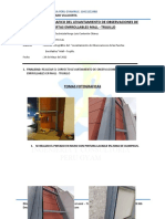 INFORME FOTOGRAFICO DEL LEVANTAMIENTO DE OBSERVACIONES PUERTA ENRROLLABLE MALL TRUJILLO