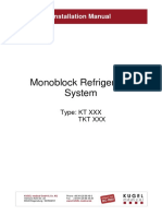 Documents - Pub Monoblock Refrigerator System Kugel Medical Instruction Manual Monoblock Cooling