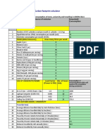 Individual Carbon Footprint Calculator: No. Source of Emission Household Consumption