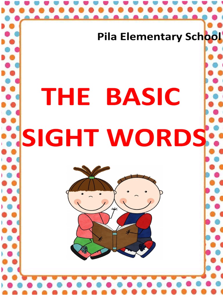 Basic Sight Words List for Kids | PDF
