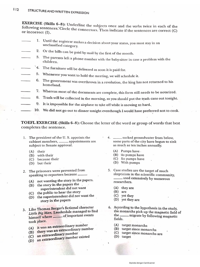 Complete Test 1 | PDF