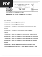 Data-Mining-Lab-Manual Cs 703b