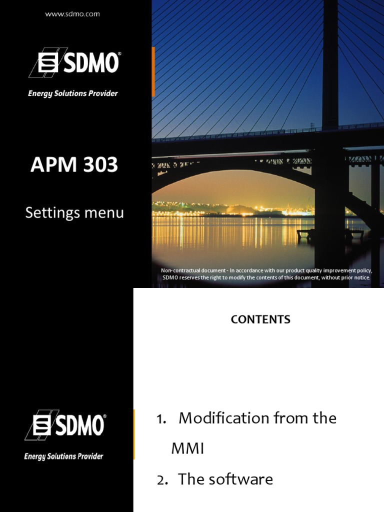 APM 303 Controller Settings Guide | PDF | Manufactured Goods ...