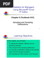 Statistics For Managers Using Microsoft Excel: 5 Edition