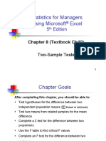 Statistics For Managers Using Microsoft Excel: Edition