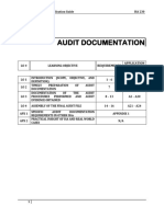 Audit Documentation: Requirements Application Paragraphs