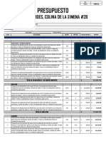 Presupuesto Lomas Verdes, Colinas de La Ximena #28 21-07-22-1