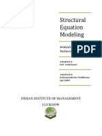 Structural Equation Modeling: Analysis of APSRTC Performance