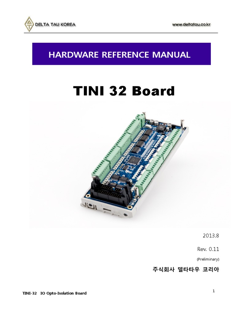 TINI 32 Board Hardware Reffrence Manual | PDF