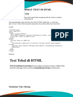 02 Format Text Di HTML