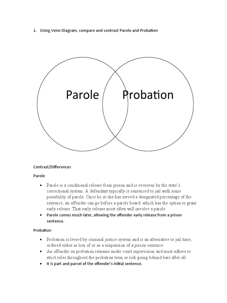 Venn Diagram (Parole and Probation) PDF