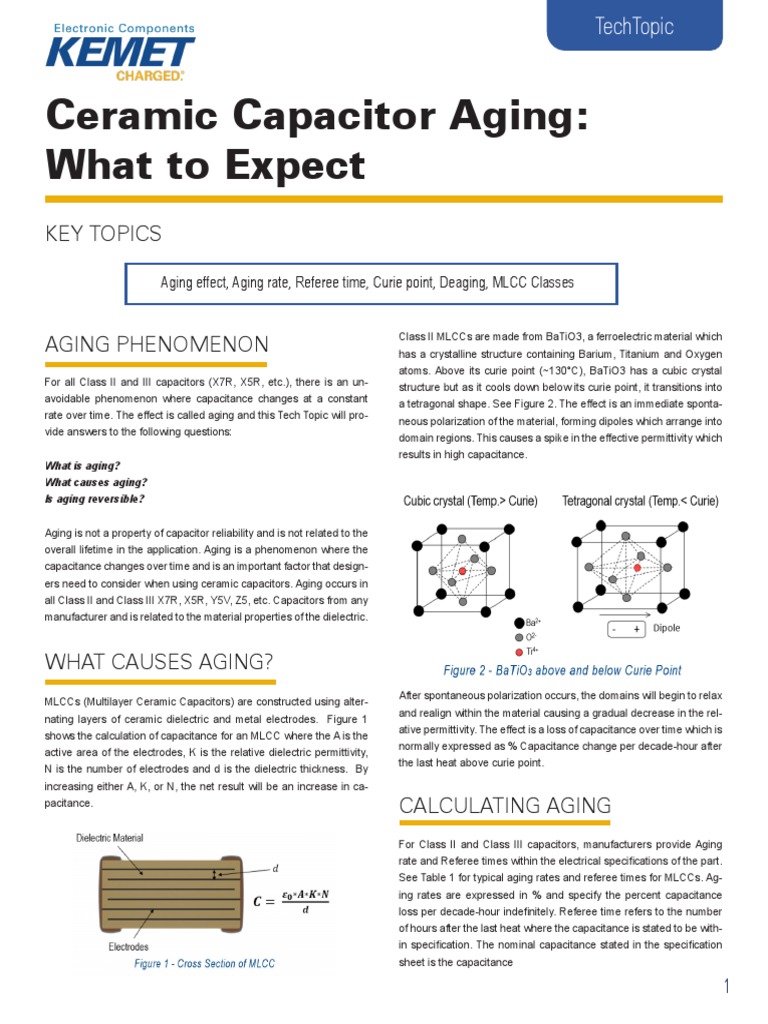 Ceramic Capacitor Aging: What To Expect – DHKCZ
