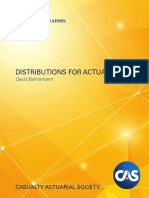 Distributions For Actuaries