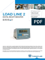 Load-Line 2 digital weight indicator optimized for floor scales, truck scales and industrial applications