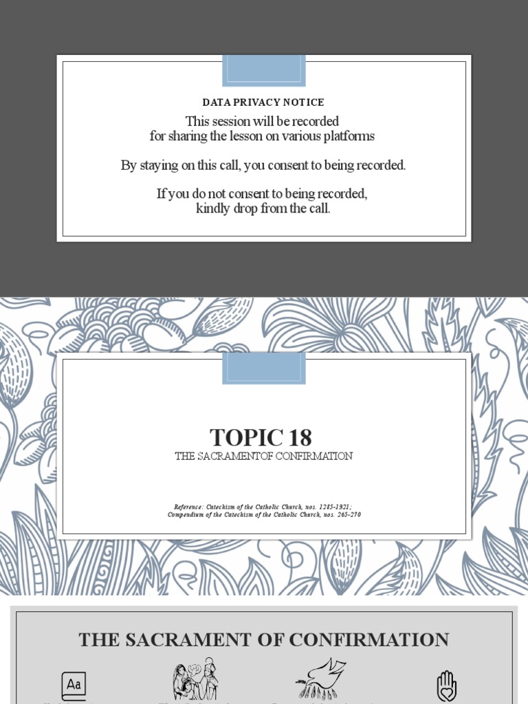 Understanding the Sacrament of Confirmation | PDF | Confirmation | Baptism