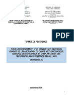 TDR Elaboration d'un cadre méthodologique d'élaboration des référentiels selon l'APC au 28 sept 2021