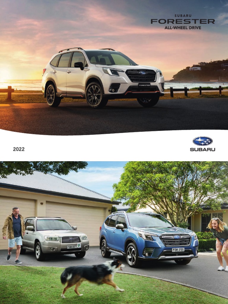 Subaru Forester Brochure PDF Four Wheel Drive Manufactured Goods
