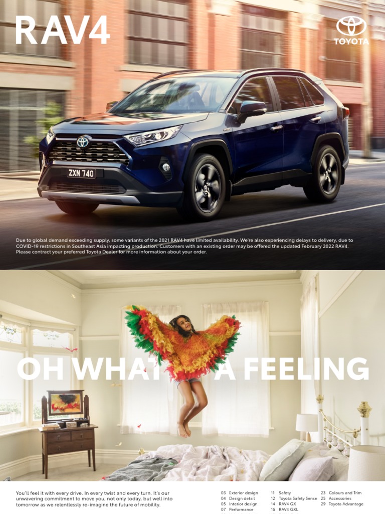 RAV4 Online Brochure 20211125 PDF Hybrid Vehicle Transport