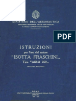 Isotta Fraschini - Manuale Istruzioni Motore Asso 750 1931 2a Ed