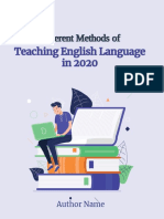 Different Methods of Teaching English Language 2020