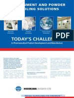 Today'S Challenges: Containment and Powder Handling Solutions